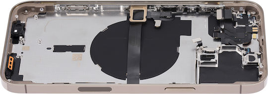 Back Housing W Small Parts Iphone 13 Pro Max Us Version Aftermarket Plus Gold