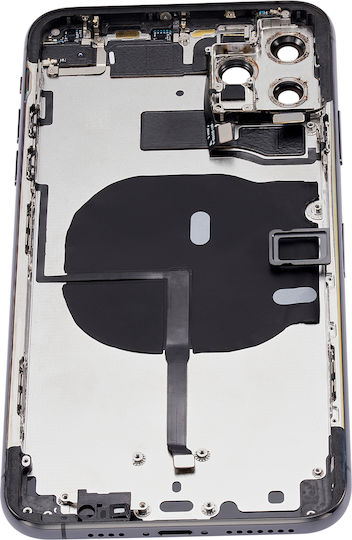 Back Housing W Small Components Pre-installed Iphone 11 Pro Max No Logo Aftermarket Plus Space Gray