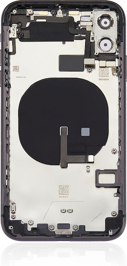 Back Housing W Small Components Pre-installed Iphone 11 No Logo Aftermarket Plus Black
