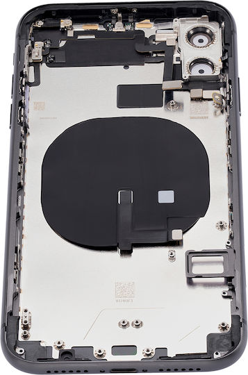 Back Housing W Small Components Pre-installed Iphone 11 No Logo Aftermarket Plus Black