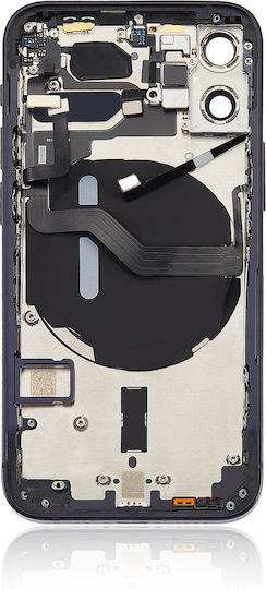 Backcover mit Kleinteilen für iPhone 12 Mini US-Version Aftermarket Plus Schwarz