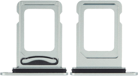Dual-SIM-Kartenhalter iPhone 15 15 Plus Grün