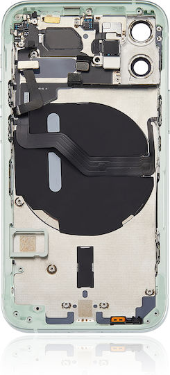 Capac Spate cu Componente Mici pentru iPhone 12 Mini, Versiunea SUA, Aftermarket Plus, Verde