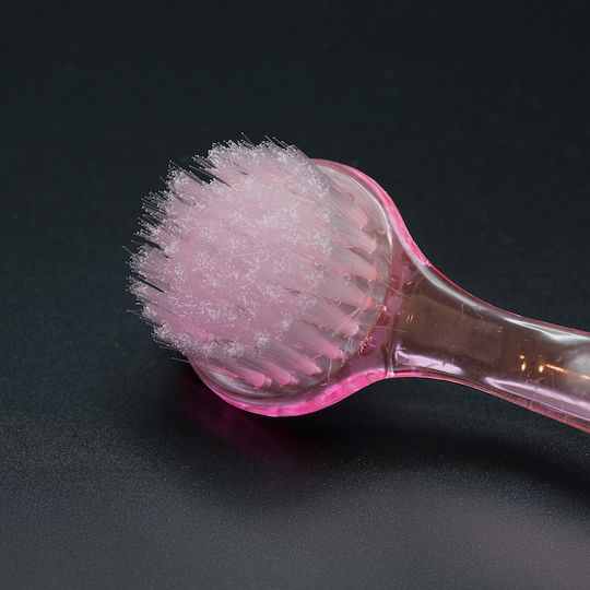 Global Fashion Round Dusting Brush Handle Pink