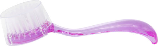 Global Fashion Rundstaubpinsel mit violettem Griff