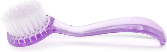 Global Fashion Rundstaubpinsel mit violettem Griff