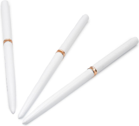 Set de 3 pensule de modelare Global Fashion cu mâner alb
