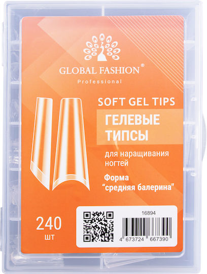 Global Fashion Nail Tips 240 Pieces 16894
