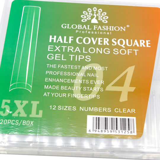 Global Fashion Falsche Nagelspitzen in Beiger Farbe 25558