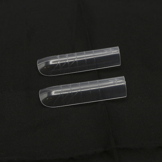 Global Fashion Zweilagige Sandwich-Nagelschablonen in quadratischer Form, 15 Größen, 240 Stück