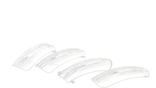 Global Fashion Standard Double-sided Upper Nail Forms Oval Square Markings 100 Pcs 20821