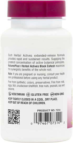 Herbal Actives Black Cohosh Extended Release 30 Ταμπλέτες