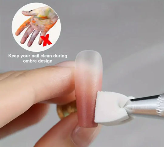 Global Fashion Ombre Gradient Set Metal Pen + Interchangeable Sponges 100 Pcs 24731