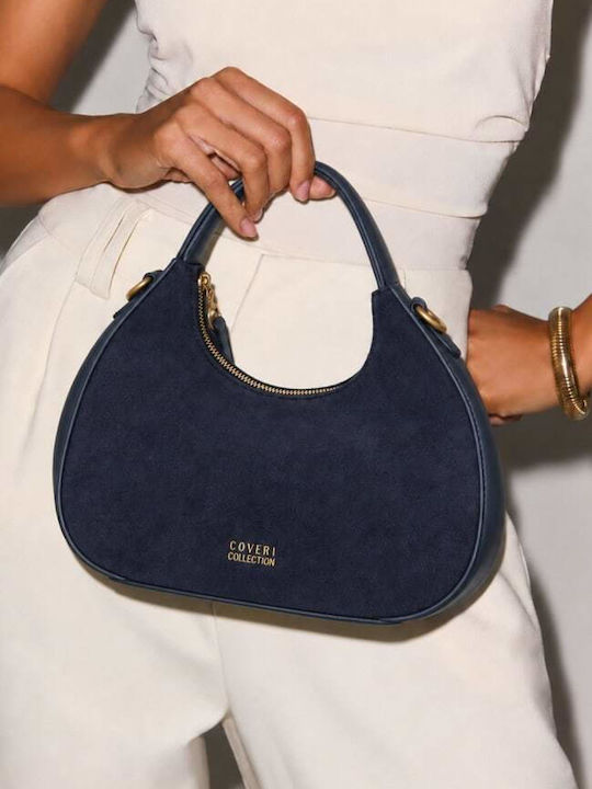 Damenhandtasche Aus Stoff / Crossbody Dunkelblau