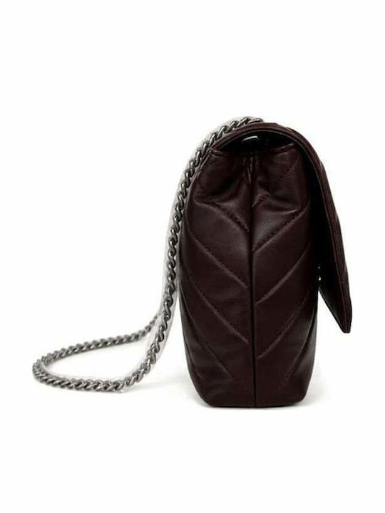 Women's Burgundy Shoulder Bag
