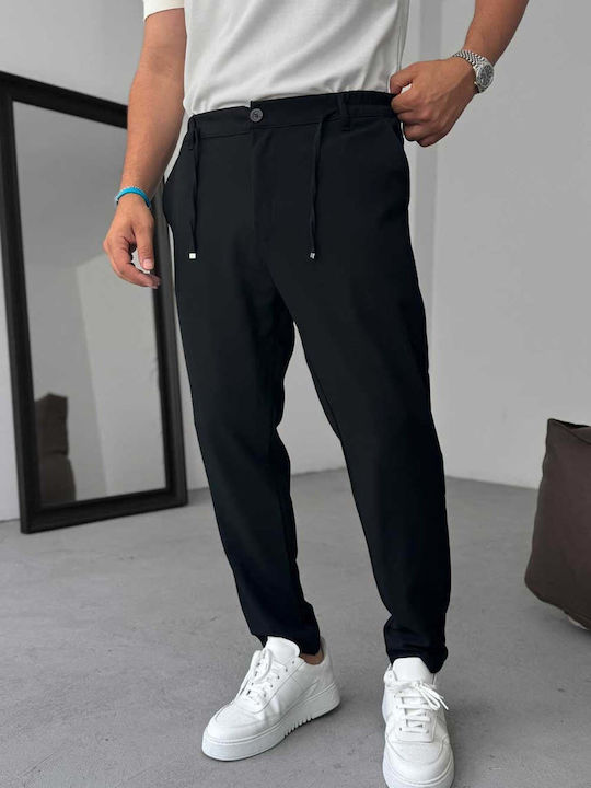 Men's Loose Fit Trousers Black