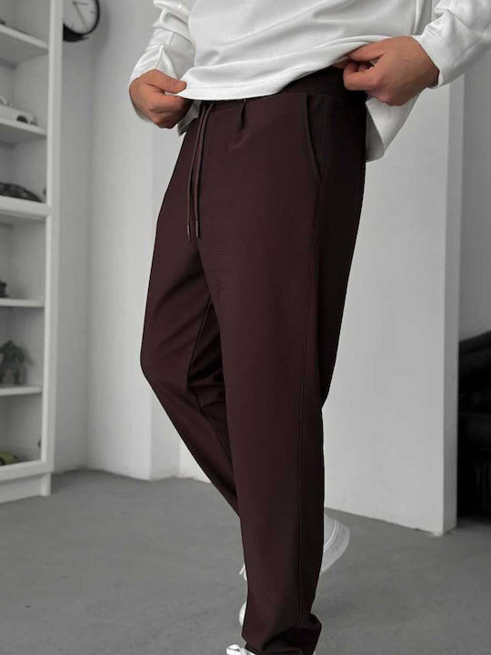 Men's Trousers Regular Fit Brown