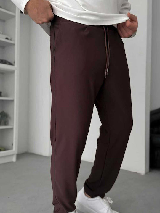 Men's Trousers Regular Fit Brown