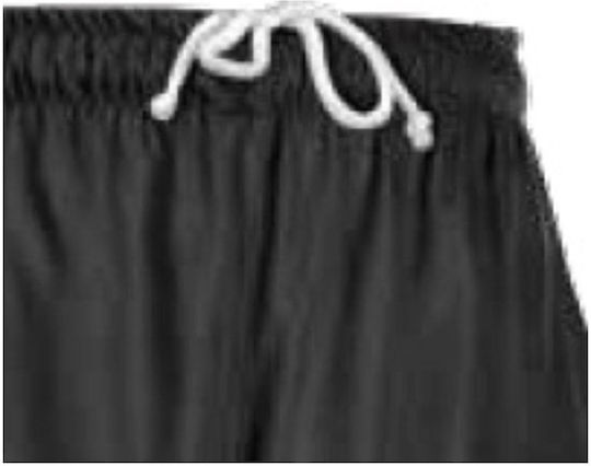 Egochef Pantaloni de Bucătar cu model Negru cu Elastic în Talie