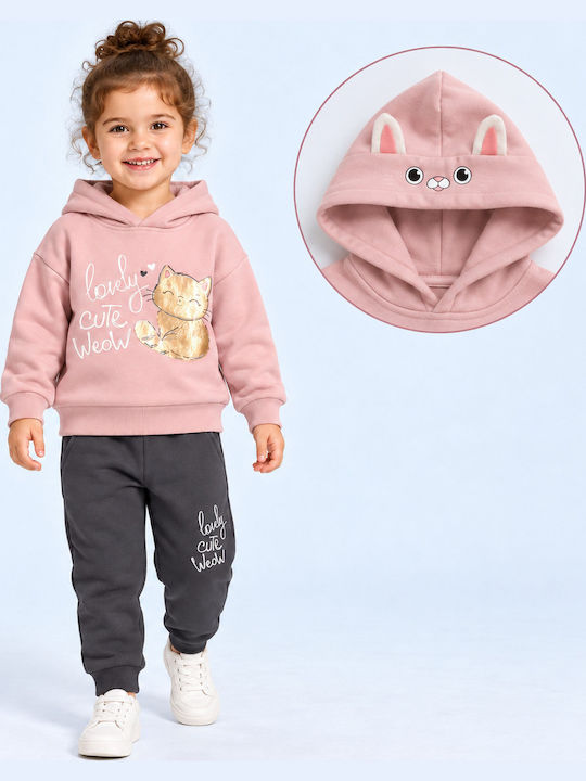Funky Sweatpants Set Pink