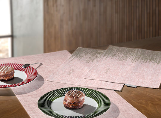 Saint Clair 3042 Plastic Placemat Pink 45x33cm 4 pcs Saint Clair 3042 Plastic Placemat Pink 45x33cm 4 pcs