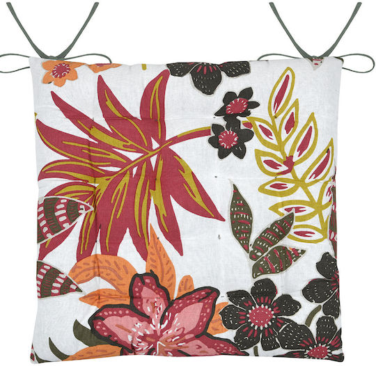 Tenali Multicolore Garden Chair Cushion 38x38 cm