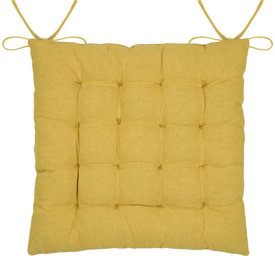 Μαξιλάρι Καρέκλας Κήπου Camille Mustard 38x38εκ.