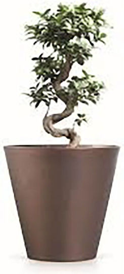 Iliadis Metallic Grey Flower Pot