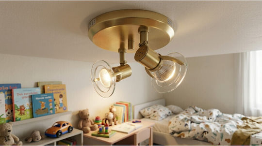 Elvhx Ceiling Rose for Spotlights Gold 3777