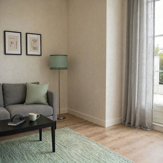 Green Little Floor Lamp with E27 Lamp Bulb Base Green