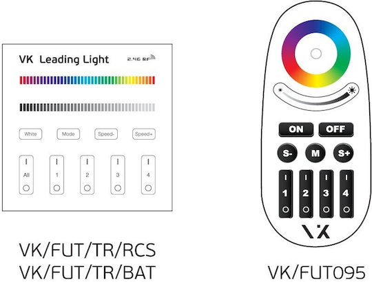 VK Lighting Waterproof LED Strip 24V RGB Light
