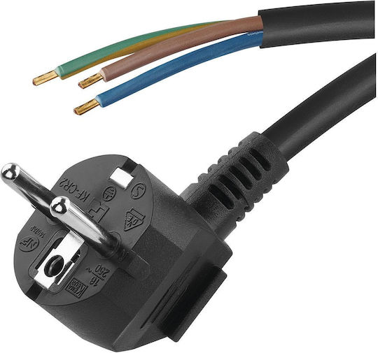 Emos Extension Cable Cord 5m Black