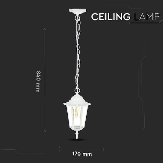 V-TAC Wall Lamp with Integrated LED and Natural White Light Black 50cm