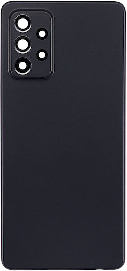 Capac Spate Din Sticlă Samsung Galaxy A72 A725 2021 Aftermarket Plus Awesome Negru