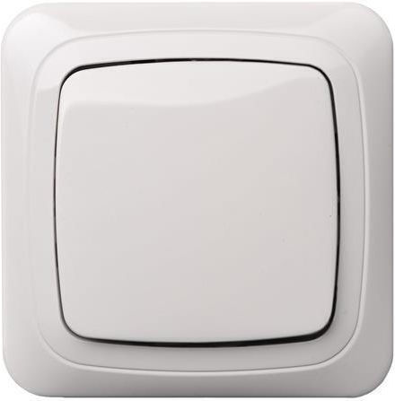 Liregus Recessed Wall Switch Without Frame White