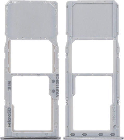 Single Sim Card Tray Samsung Galaxy A71 A715 2020 Prism Crush Silver