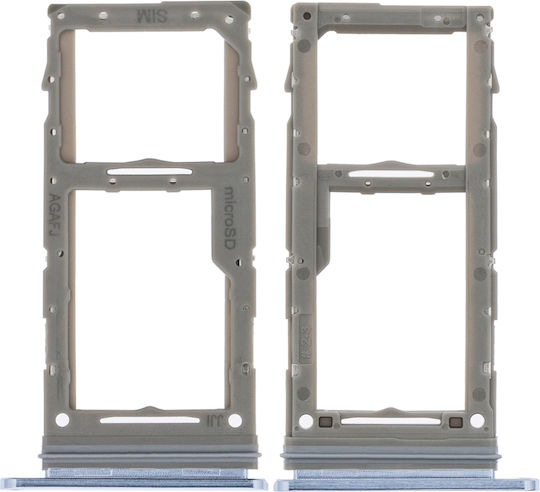 Single-SIM-Kartenhalter Samsung Galaxy A71 5G A716 2020 Prism Cube Blau
