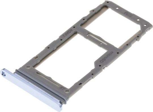 Single-SIM-Kartenhalter Samsung Galaxy A71 5G A716 2020 Prism Cube Blau