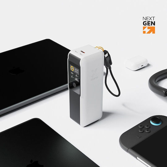 Xtorm NextGen Power Bank 27000 mAh 140 W mit USB-A-Anschluss und 2 USB-C-Anschlüssen mit Power Delivery Weiß