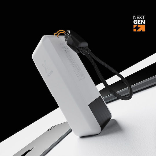 Xtorm NextGen Power Bank 27000 mAh 140 W mit USB-A-Anschluss und 2 USB-C-Anschlüssen mit Power Delivery Weiß