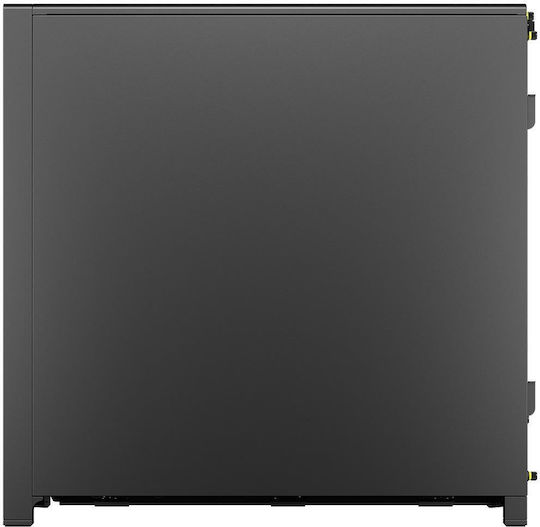 5000D Gaming Midi Tower Computer Case with Side Window Black