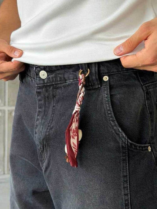 Мъжки дънки Loose Baggy Fit Черни