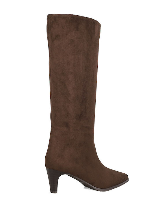 Suede Women's Boots Brown