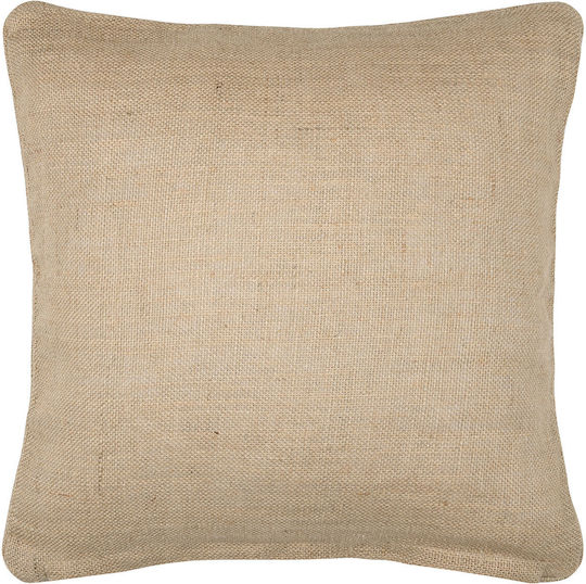 S-f Zen Sofa Cushion Made of 100% Cotton Taupe 45x45cm