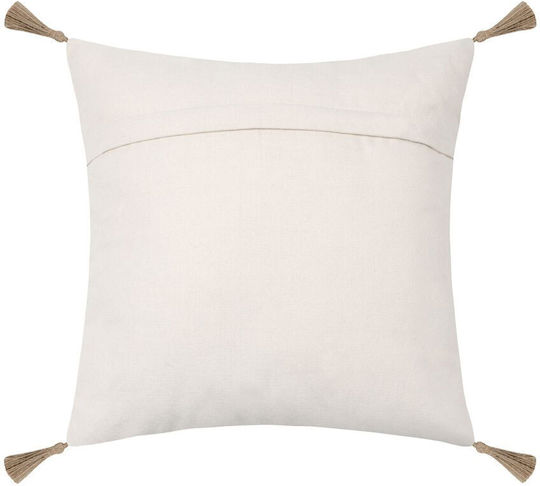 S-f Mekong Sofa Cushion in 100% Cotton Ecru 45x45cm