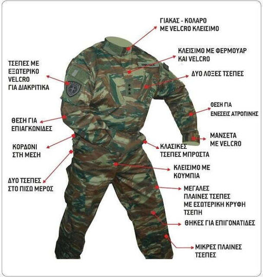 Στολή Mάχης Acu Army Race Navy Blue