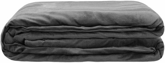 vidaXL Single Blanket 150x200cm Anthracite