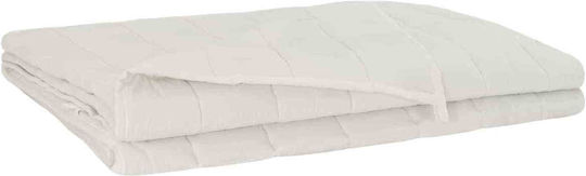vidaXL Single Blanket 150x200cm White