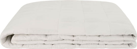vidaXL Single Blanket 155x220cm White