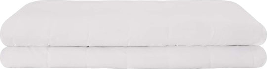 vidaXL Single Blanket 155x220cm White